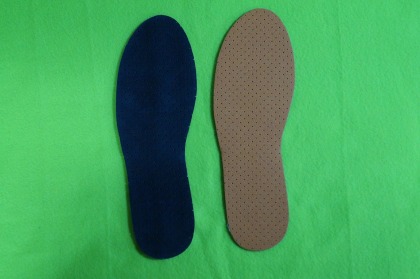 Wkładki  do butów skórzane EKO z węglem aktywnym, op.5 par